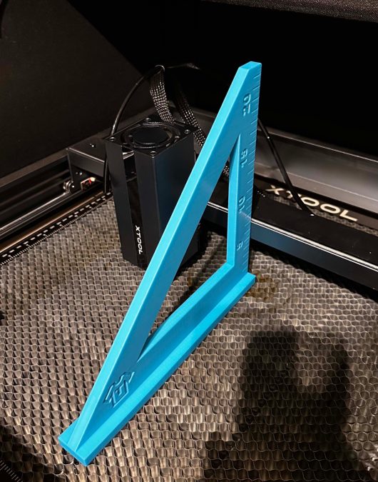 Squaring Triangle for Laser Engravers
