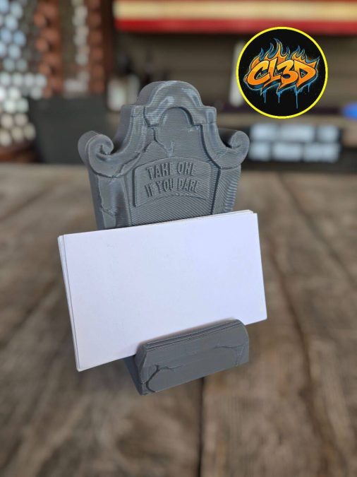 Tombstone Business Card Holder