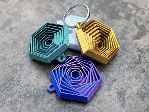 Keychain Hexagon Fidget