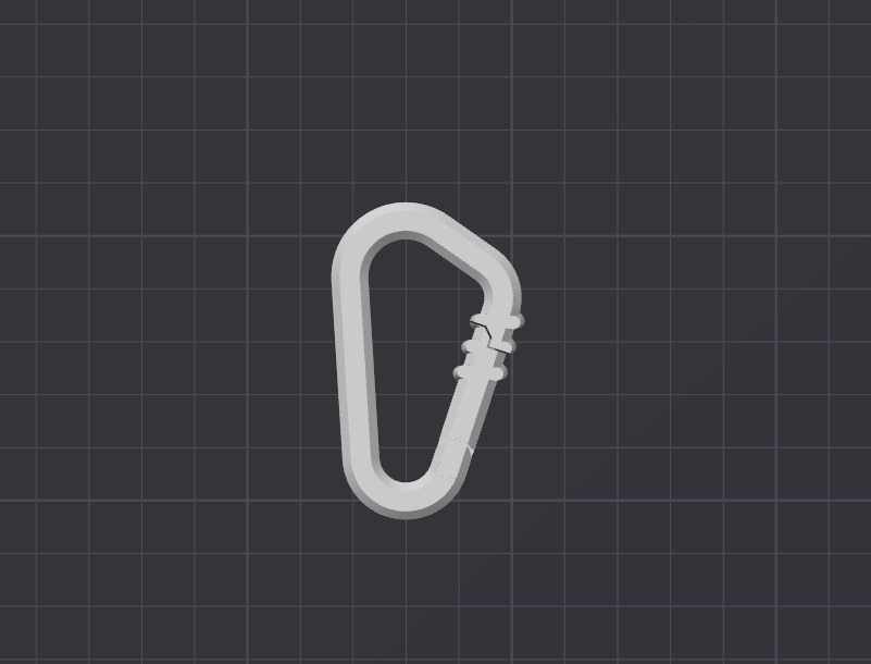 Small - Standard Carabiner - Lock Thread