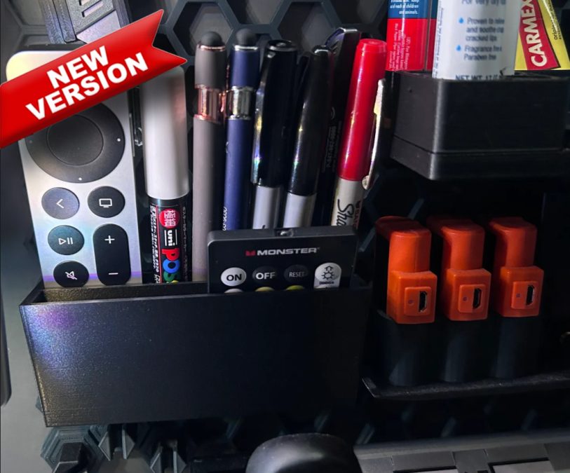 Pen, Pencil, Markers, Stuff Holder for Honeycomb Storage Wall