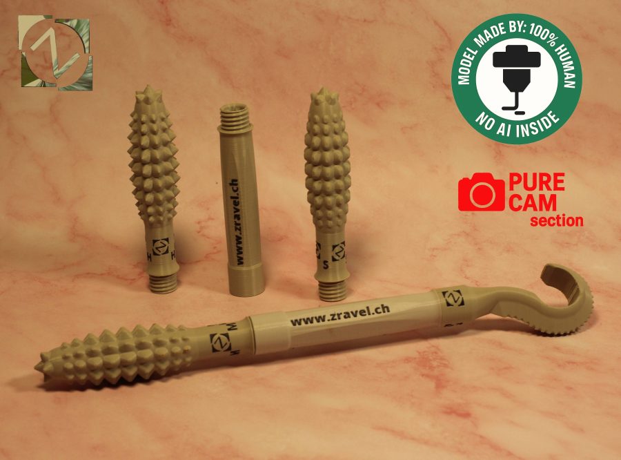 Modular Back Scratcher – 3D Printable Wellness Tool