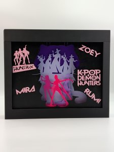 K-Pop Demon Hunters Shadow Box