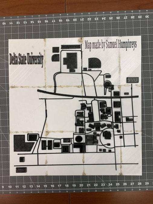 Delta State University campus 3d map