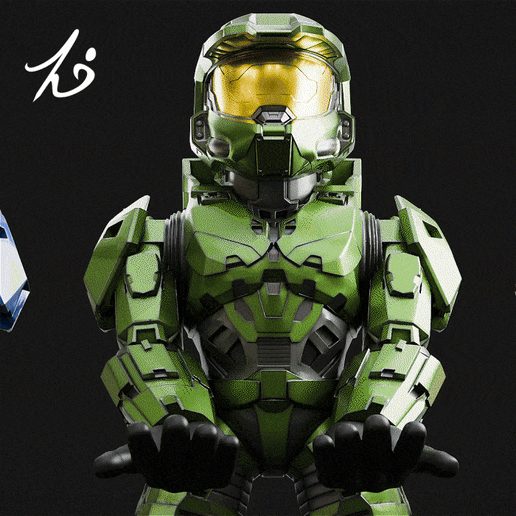 Master Chief Controller Stand - Cable Guy Holder