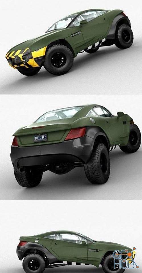 Local Motors Rally Fighter 3D Model