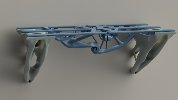 A GD Shelf - Generative Design Shelf w/ Pseudo Kinematic Interfaces