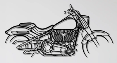 Harley-Davidson Fat Boy Wall Art