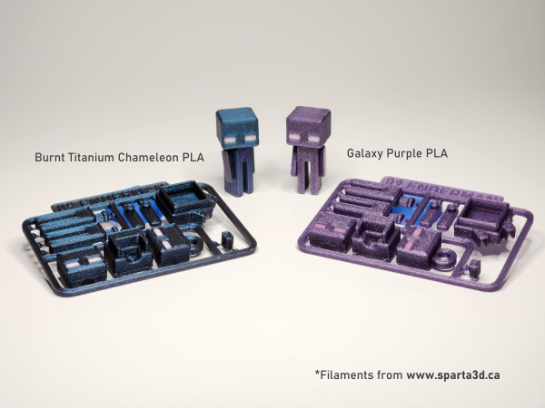 Minecraft-inspired Enderman Mini Figure Kit Card/ Keychain