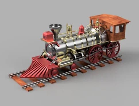 Steam Engine Train Leviathan