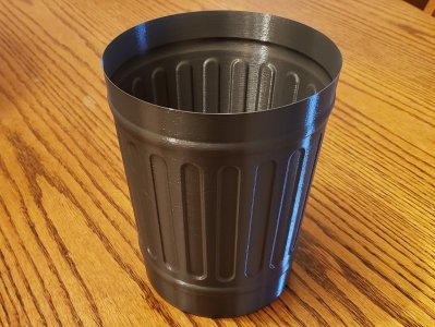 Vase Mode Trash Can