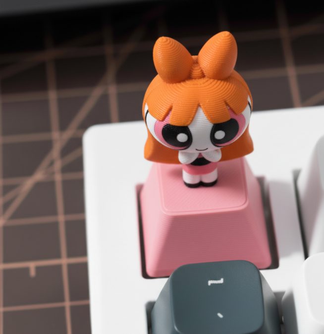 Blossom Keycap – Powerpuff Girls