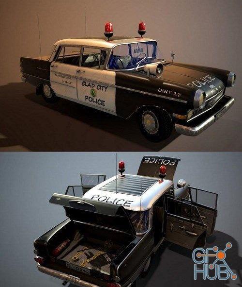 Stylized Police Car