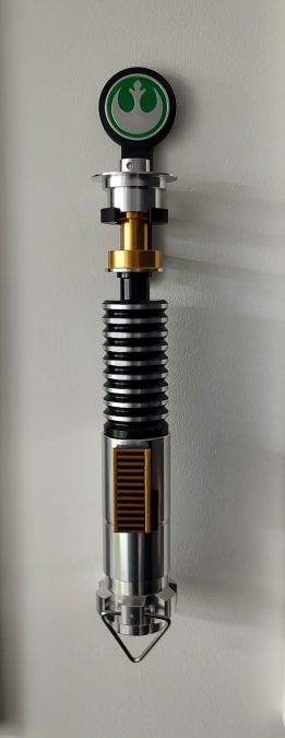 Luke Skywalker light saber (Disney) Wall mount