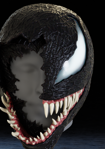 Venom Half Mask–( Personal Use Recommended)