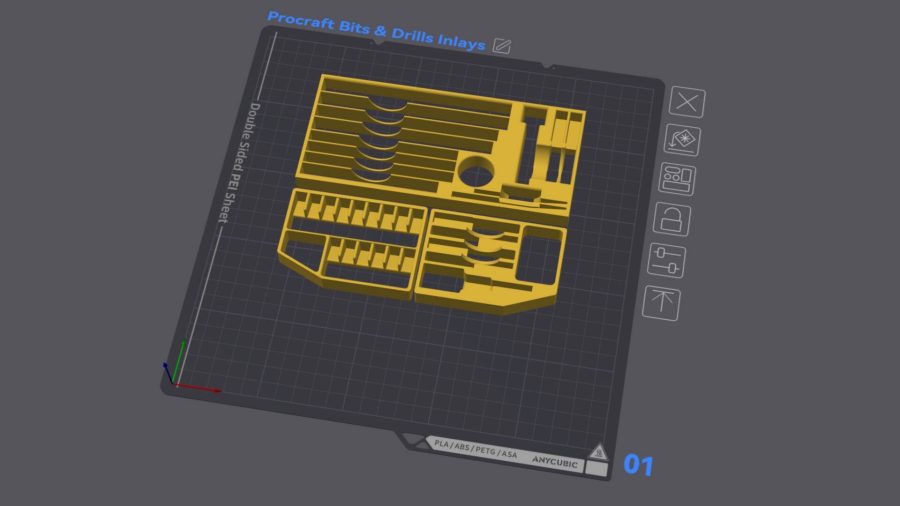 Tool Inlays for Procraft PA18PRO DFR-1B-C  Case