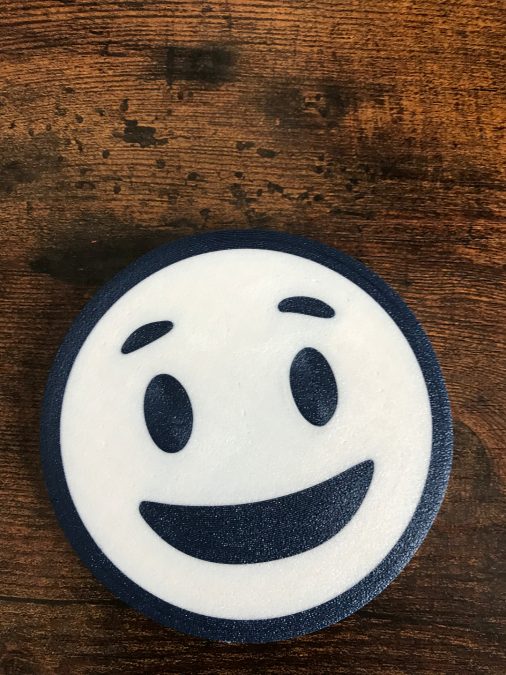 Smile coaster
