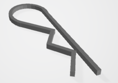 Rc car body clip