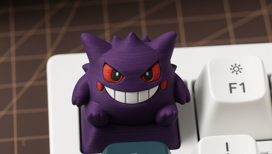 Gengar Pokemon Keyboard Keycap MX