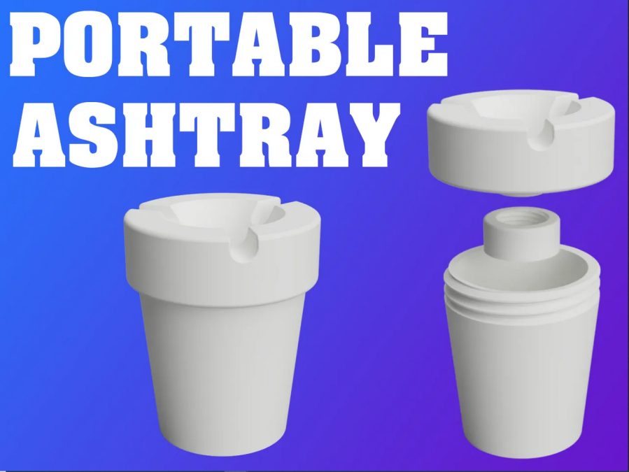 Portable Ashtray (small & large versions) 