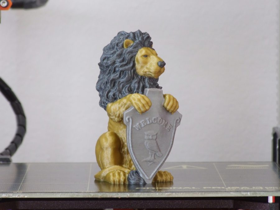 Lion Statue (multi-material)
