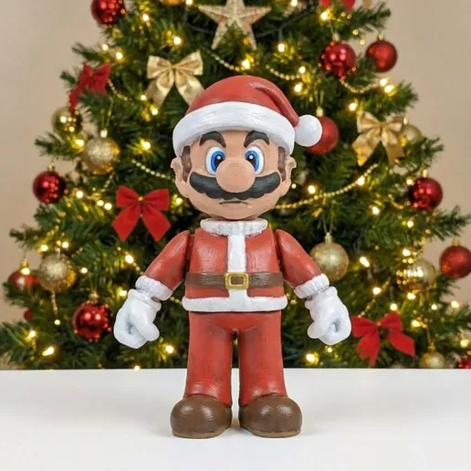 Christmas Santa Claus Mario Flexi