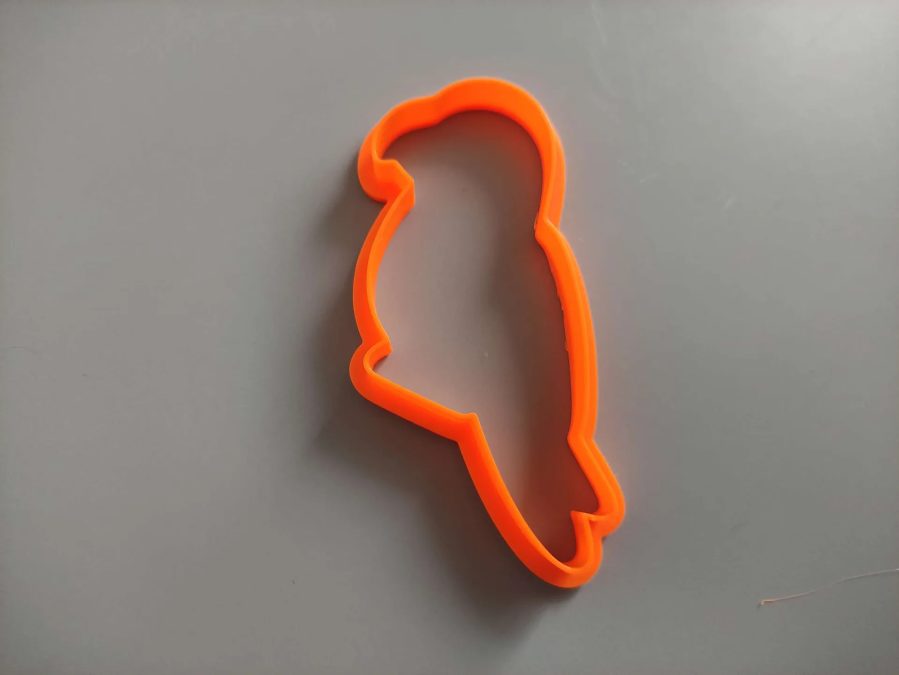 Parrot cookie cutter