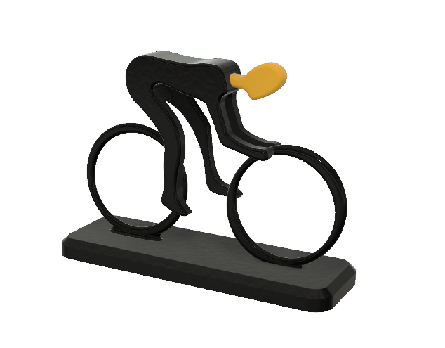 Cycling Athelete Minimalist Square