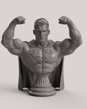 Superhero Bust – Power Pose