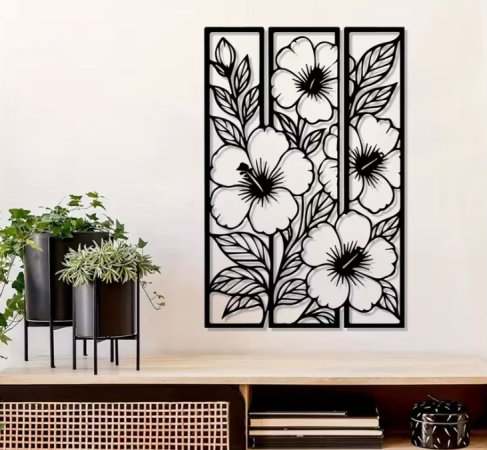 Floral Panel wall art