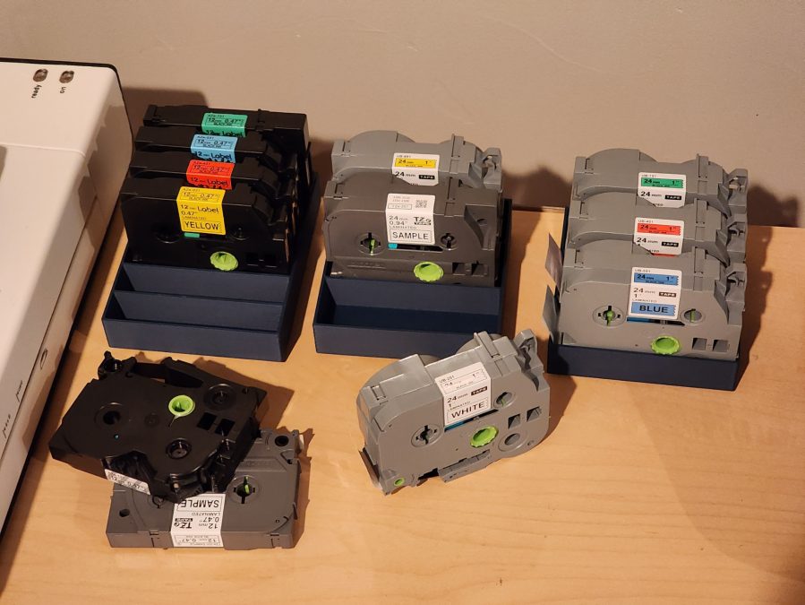 TZe Tape Tray - 6 slot for 12mm Cassettes