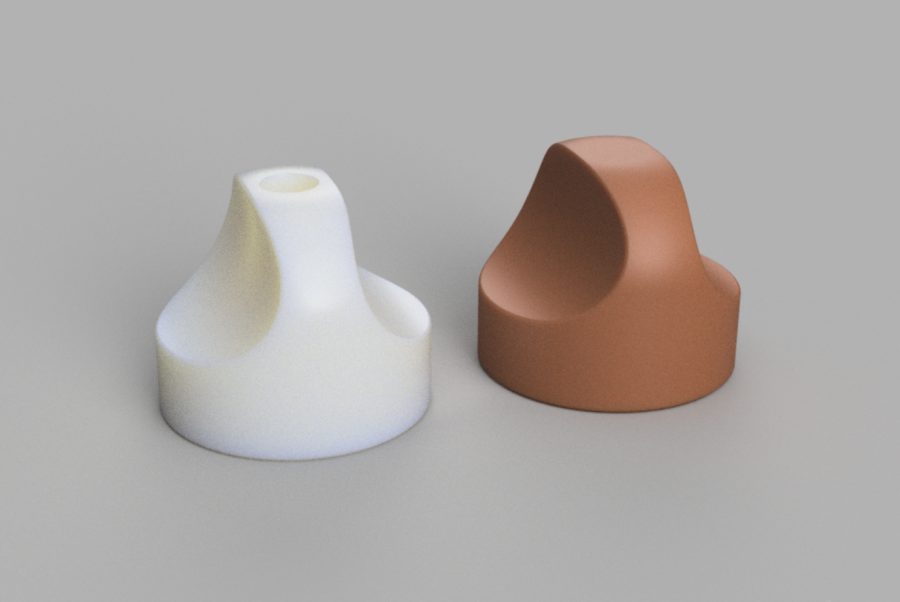 Symmetric Ergo Knob-Style Adapter For 45 rpm Records