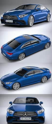Mercedes Benz CLS 2022 3D Model