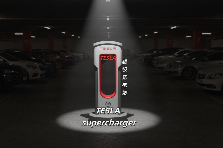 TESLA supercharger（特斯拉超级充电站）