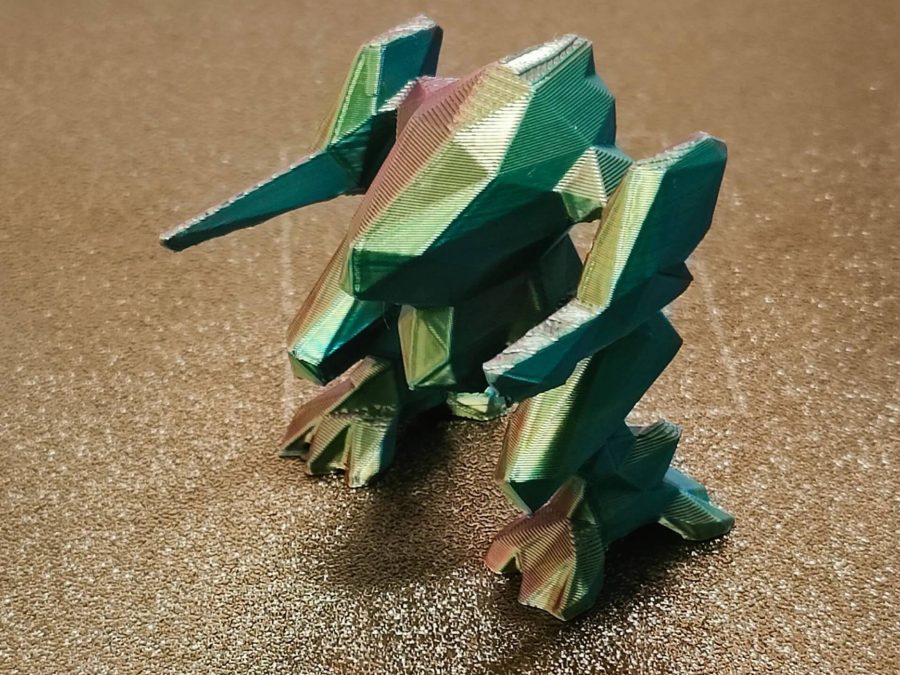 Low poly combat mech