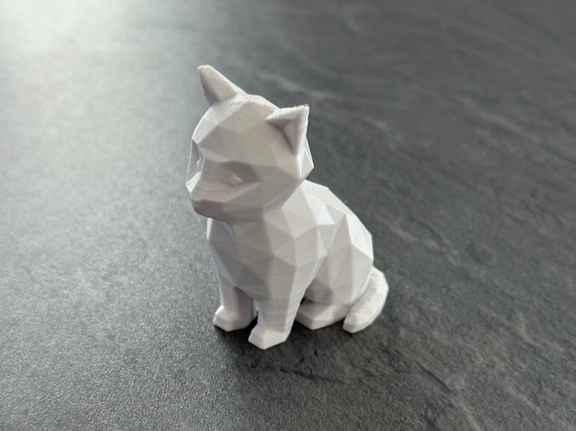Cute Low Poly Cat (No Supports)