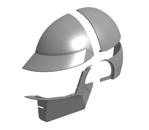 Daft Punk Helmet Thomas 2.0 - Wearable for Small Printers