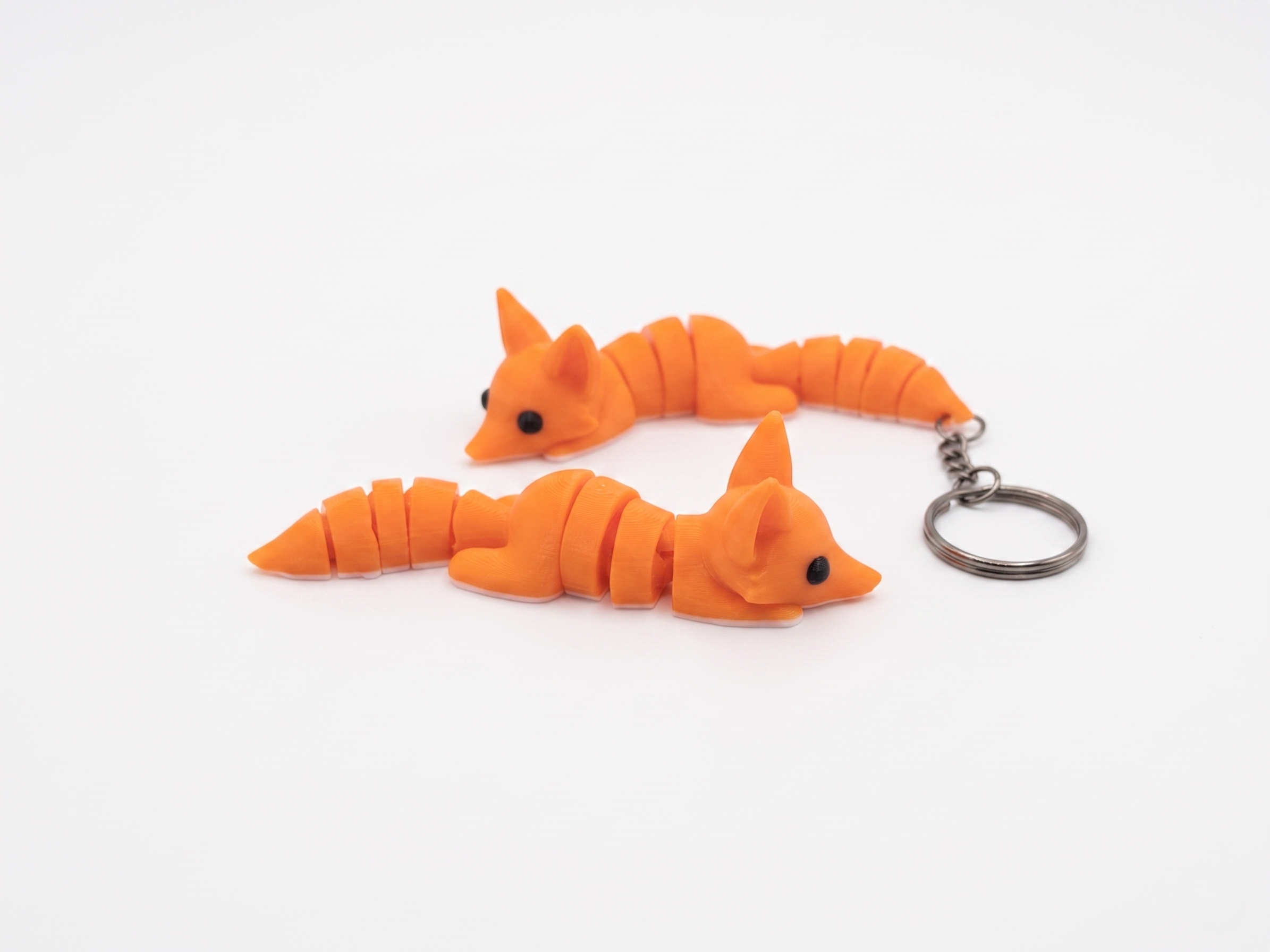 Cute Flexi Fox + Keychain