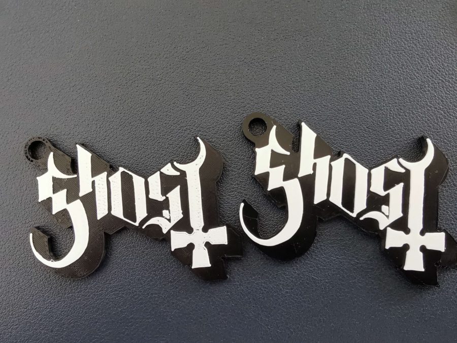 Keychain logo Ghost band