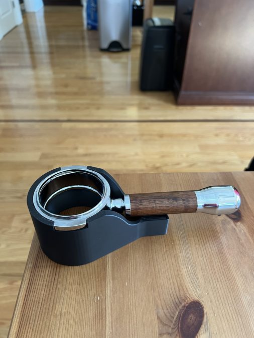 Portafilter Tamp Station: Clive Style 7 Bottomless