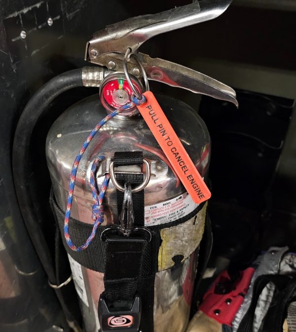 Firefighter Extinguisher Pull Tab