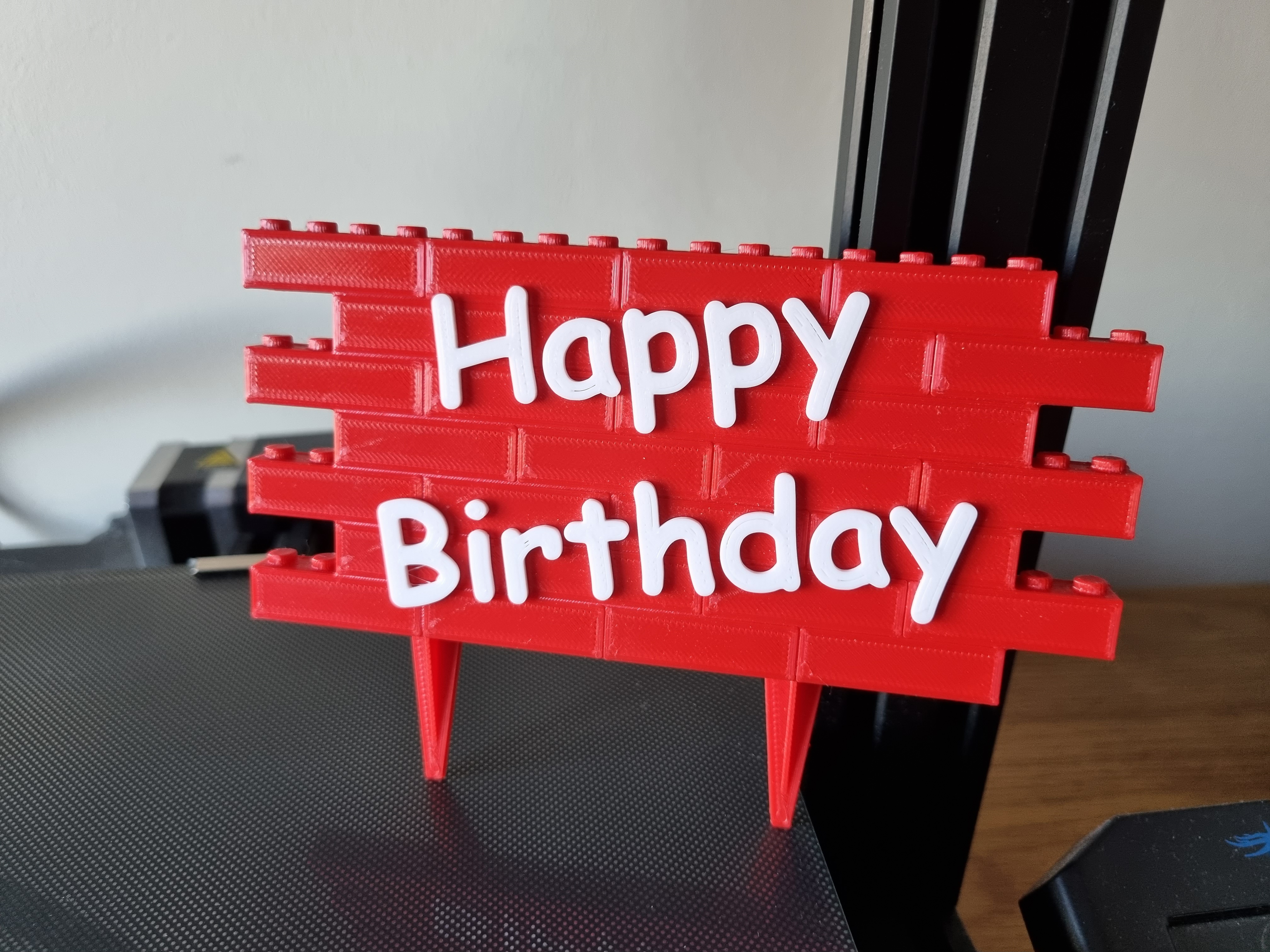 LEGO styled cake decoration