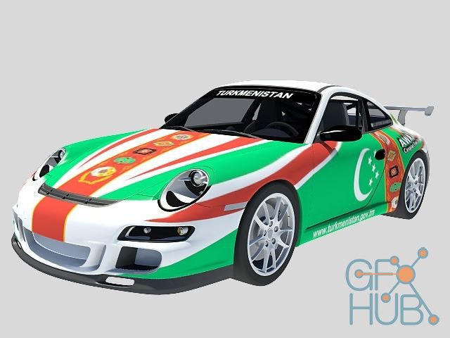 Porsche 997 GT3 car