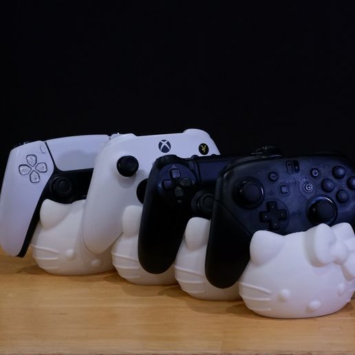 Cute Hello Kitty Inspired Controller Holder Bundle