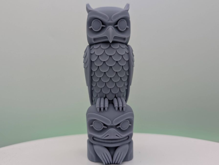 Aztec Owl Totem