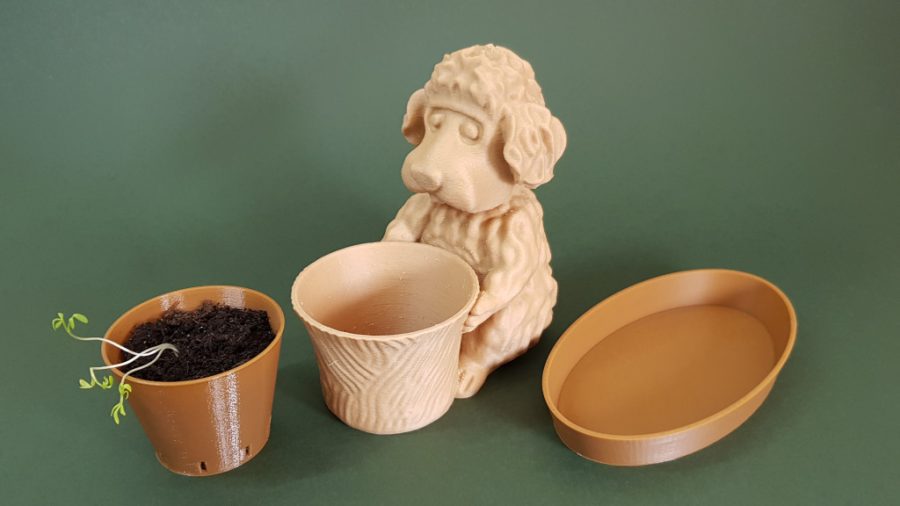Dog the Gardener Toy Planter Pot