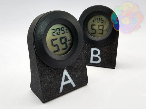 Labeled AMS Hygrometer Holders