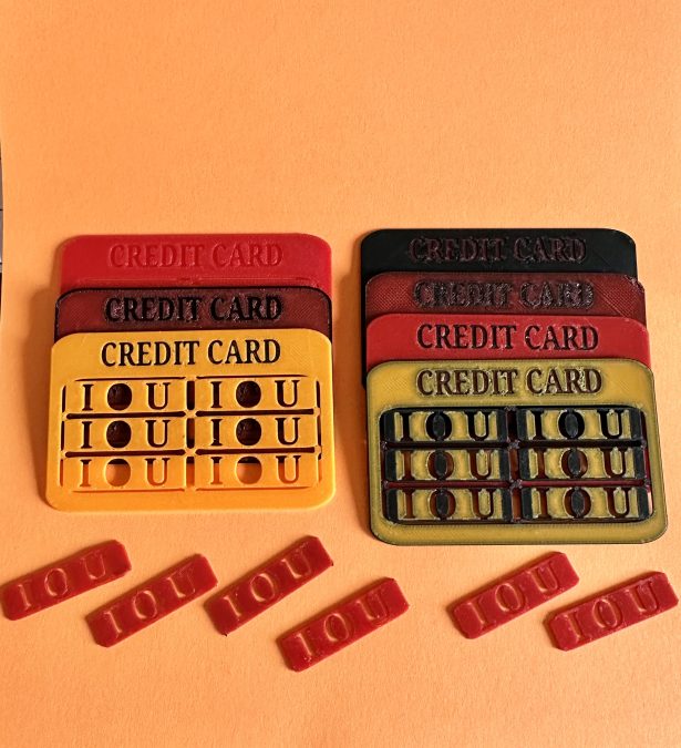 The Ultimate Person Credit Card Pop Out IOU's Fun Debit Kit Card!