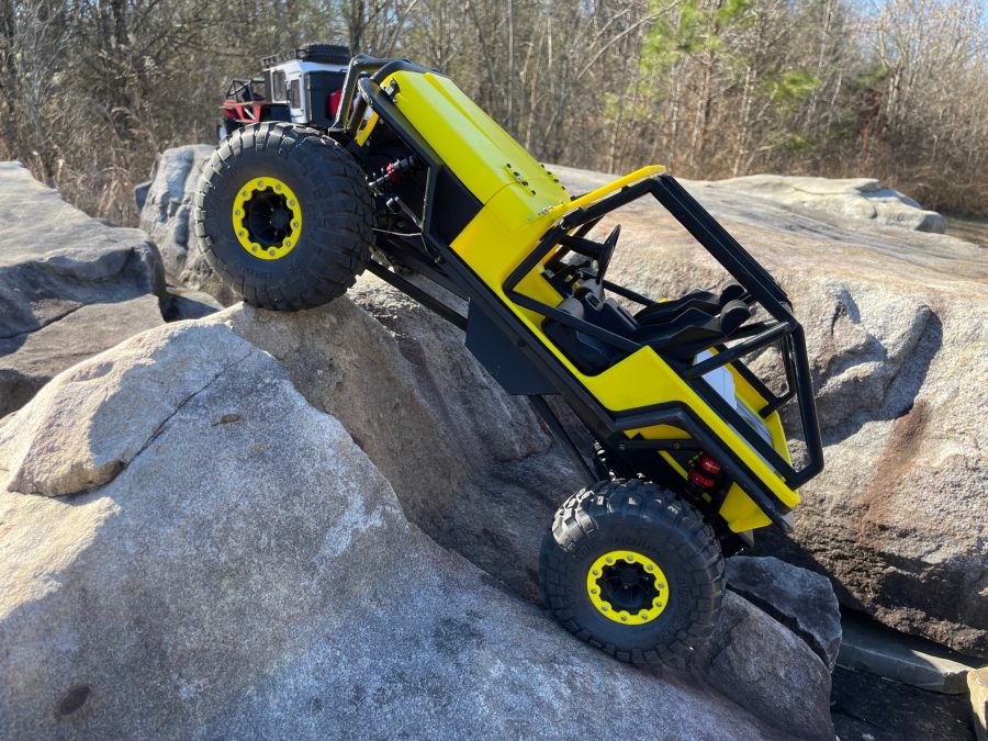 THUMPER 1:8 scale RC Car CJ7 Rock Crawler by BlackCrow (No supports!)