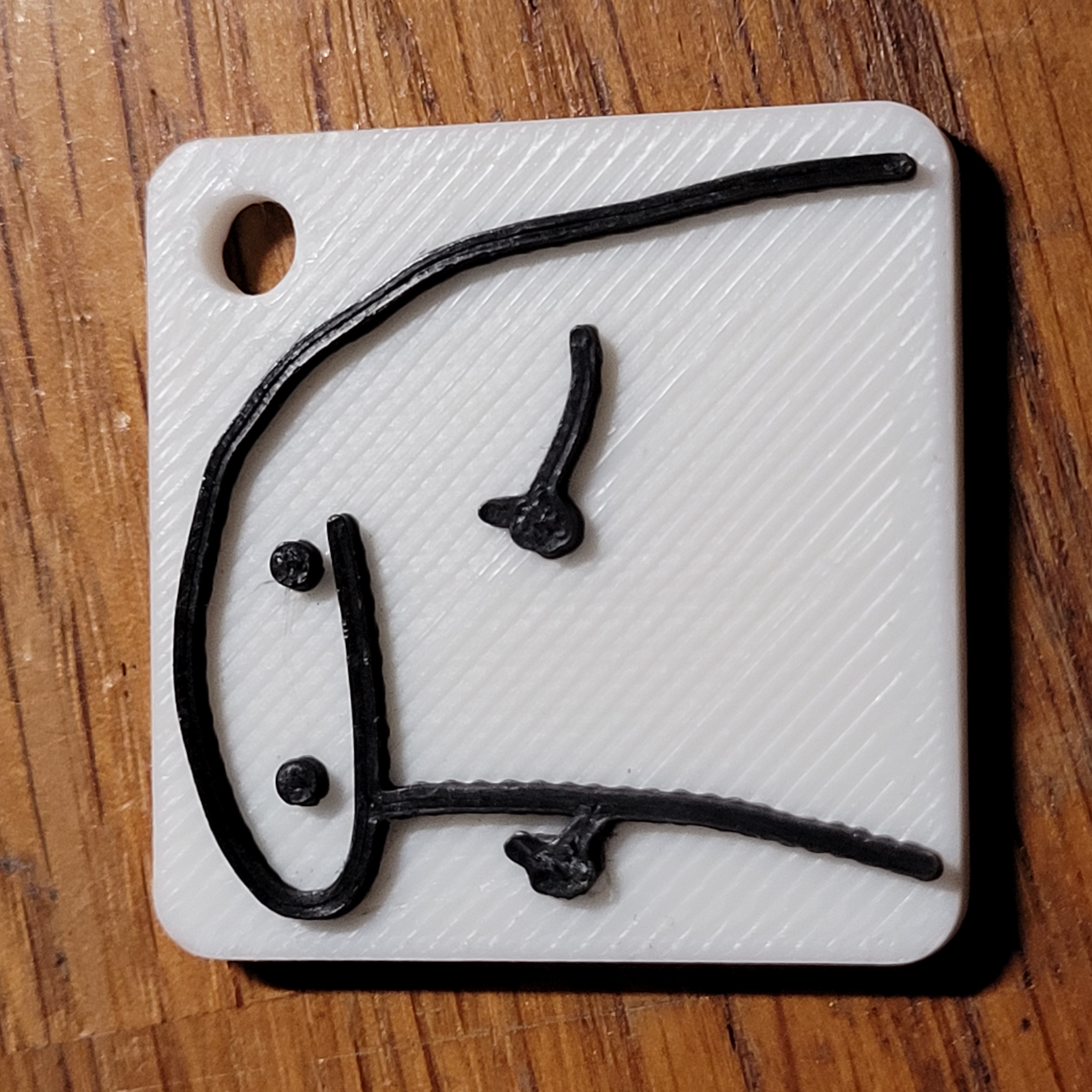 Flork thumbs up keychain